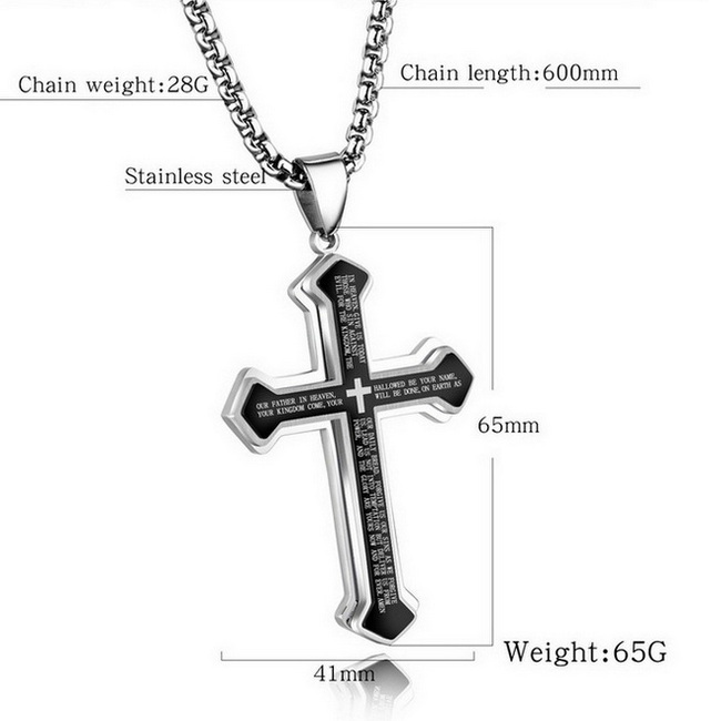 Men stainless steel necklace 2022-3-30-025
